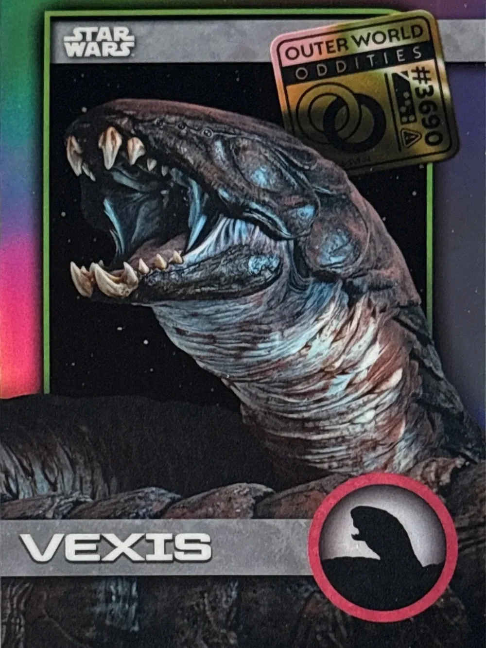Topps Chrome Star Wars Vexis Trading Card